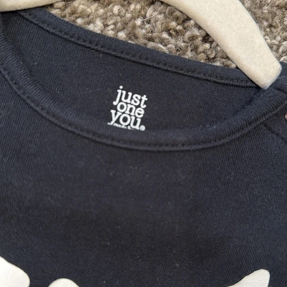 Just One You Carters Baby Boy Black Skeleton Candy Footed Pajamas Sleeper 9M